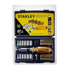 STANLEY - DESTORNILLADOR CRACHET JUEGO X 47PZS 68-736