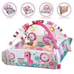 CUZKA - Gymnasio Centro de Entretenimiento 3 en 1 ''GYMCO'' ROSADO