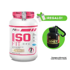 FITFEM - PROTEÍNA ISO FIT 1KG VAINILLA + PORTAPROTEINA