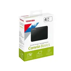TOSHIBA - Disco Duro Externo Canvio Basic 4TB