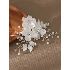 GENERICO - TOCADO TIARA ACCESORIO CABELLO DE NOVIA