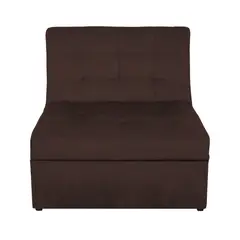 BARAKA HOME - Sofá Cama Chani 1 Plz - Chocolate