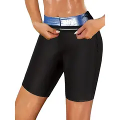OEM - Short Biker Deportivo Neopreno Sauna Estimulación De Sudor
