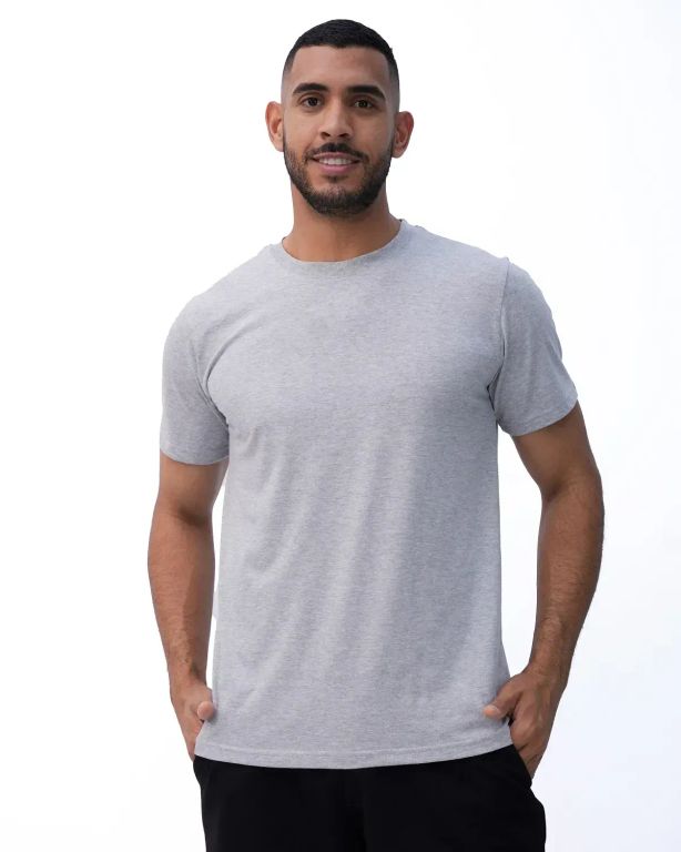POLO MANGA CORTA -GRIS