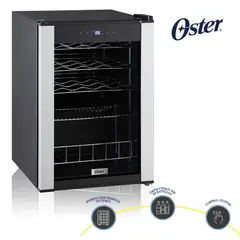 OSTER - Vinera de 19 Botellas OS-PWCC1900B Negro