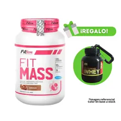 FITFEM - PROTEÍNA FIT MASS 2KG CHOCOLATE + PORTAPROTEINA