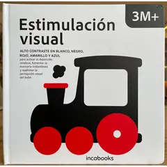 GENERICO - ESTIMULACIÓN VISUAL ALTO CONTRASTE EN BLANCO NEGRO ROJO AMARILLO Y AZUL +3 MESES