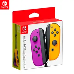 NINTENDO - MANDO JOY CON NEON PURPLE - NEON ORANGE SWITCH