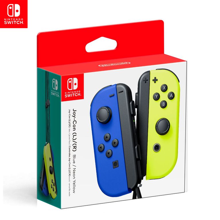 MANDO JOY CON BLUE - NEON YELOW SWITCH