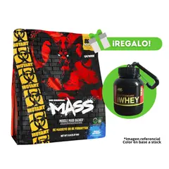 MUTANT - PROTEÍNA MASS 5 LB VAINILLA + PORTAPROTEINA