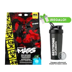 MUTANT - PROTEÍNA MASS 15 LB VAINILLA + SHAKER