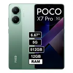 XIAOMI - Celular Poco X7 Pro 5G 12GB 512GB Verde