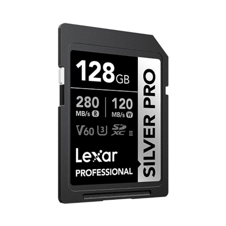 Memoria SDXC UHS-II Professional SILVER PRO 128GB - W120MBs -R280MBs