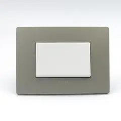 SINTHESI - CONMUTADOR DE 4 VIAS TECLON S33 PLACA ARENA Y DADO S22 BLANCO