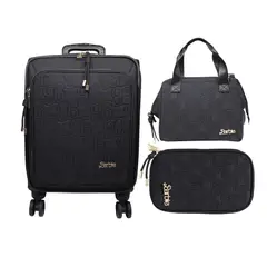 BARBIE - Maleta Oficio + Lonchera + Cartuchera Negra