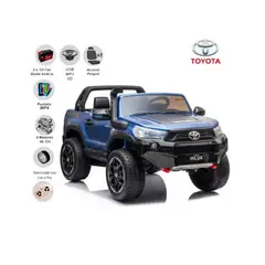 TOYOTA - Carro a Batería Licenciado para Niños «HILUX» Blue