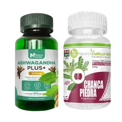 HEALTHNATURAL - ASHWAGANDHA PLUS + CHANCA PIEDRA