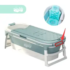 BABY - Bañera Plegable de adulto color celeste