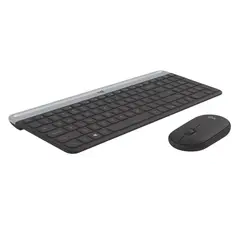 LOGITECH - KIT TECLADO + MOUSE MK470 WIRELESS SLIM USB NEGRO
