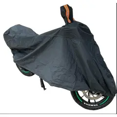 GENERICO - COBERTOR DE MOTO COLOR NEGRO