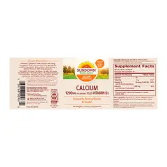 SUNDOWN - Calcium Plus 1200 + Vitamina D3