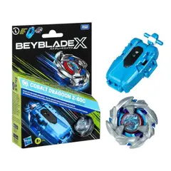 BEYBLADE - Bey GEN 4 DLX Launcher And Top Cobalt Dragoon