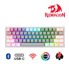 REDRAGON - Teclado FIZZ PRO K616- Inalambrico RGB