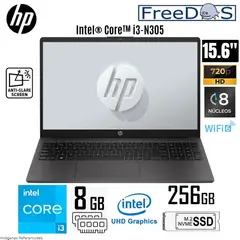 HP - Laptop 250 G10 Intel Core i3-N305 8GB RAM 256GB SSD 15.6" HD Gris Free Dos - B83U6AT