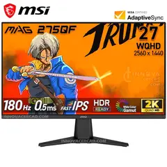 MSI - Monitor MAG 275QF de 27 2K 2560x1440 IPS 180Hz 05ms HDR