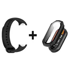 CASE - Pack correa negro + Bumper para Xiaomi MI band 9