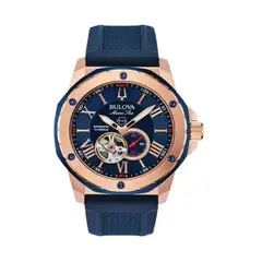 BULOVA - RELOJ MARINE STAR AUTOMATICO AZUL