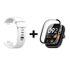 CASE - Pack correa Blanco + Bumper para Xiaomi watch 4