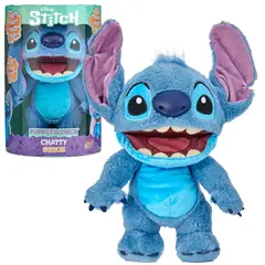 DISNEY - Peluche Chatty Stitch +50 Frases y Sonidos