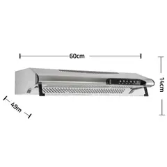 INDURAMA - Campana Extractora 3 Velocidades CEI-602CRP Acero