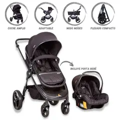 INFANTI - Coche Para Bebé Travel System «VIBE» Black