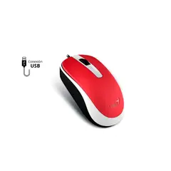 GENIUS - MOUSE DX-110 USB OPTICO 1000 DPI RED