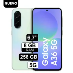 SAMSUNG - Celular Libre Galaxy A36 6.7" Pulg. 256GB 8GB RAM - Verde