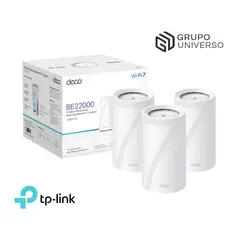 TP LINK - TP-LINK Sistema Mesh Deco BE85 3-pack Wi-Fi 7 BE19000 Triple Banda