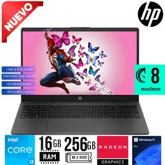 HP - LAPTOP 250 G10 Intel Core i3 N305 13va 15.6" HD RAM 16GB SSD 256GB W11 PRO
