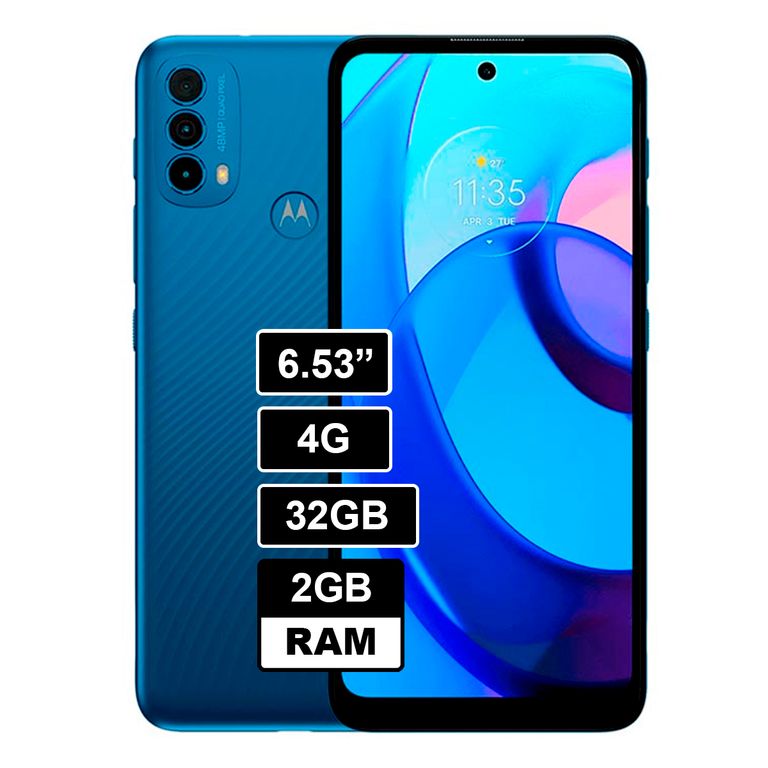 Celular Moto E30 2GB 32GB Azul