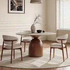 STIL NOVO - JUEGO DE COMEDOR 3 SILLAS SILVANA BEIGE CLARO