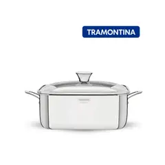 TRAMONTINA - Olla Cuadrada 26 Cm Trix (7.3Lt ) -