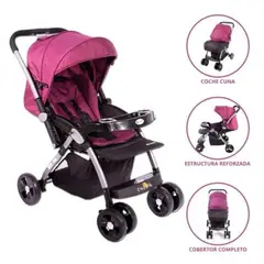 EBABY - Coche Cuna para Bebé «KUPER» Pink