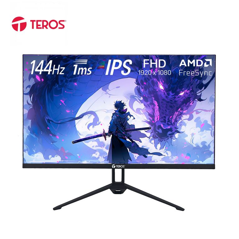 Monitor Gamer TE-2417S 24 FHD IPS 144Hz 1ms FreeSync - HDMI/DP