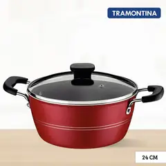 TRAMONTINA - Olla de Acero Sicilia 24 Cm