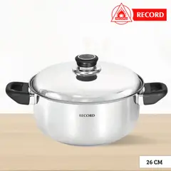 RECORD - Olla de Acero Inox Milenium N° 24 - Tapa de Acero