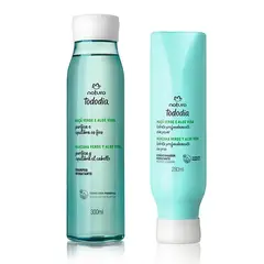 NATURA - Acondicionador + shampoo Manzana verde y aloe vera Lumina Tododia