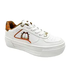 GARFIELD - Zapatillas Mujer Casual Blanco
