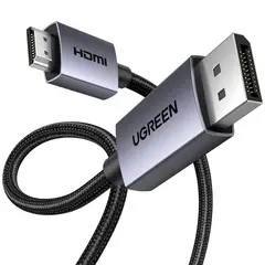 UGREEN - Cable (2m) Original HDMI 2.0 Display Port 4K 30hz Video Audio HDR