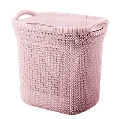 REYPLAST - Cesto De Ropa khipu 40l Rosado
